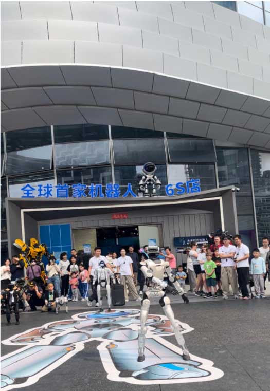 优必选机器人6S店